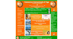 Desktop Screenshot of federazioneinternazionalediyoga.org
